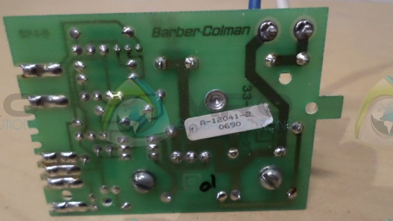 BARBER-COLMAN A-12041-2 TRIAC BOARD UNMP