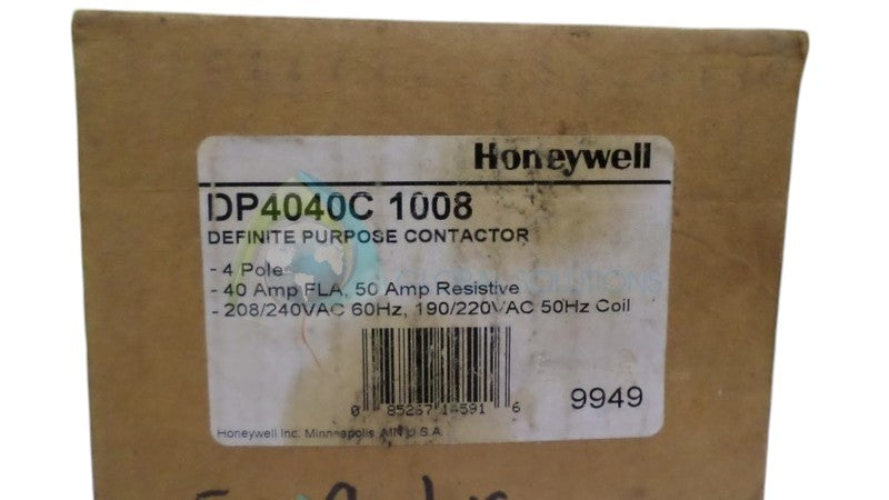HONEYWELL DP4040C-1008 DEFINITE PURPOSE CONTACTOR NSMP