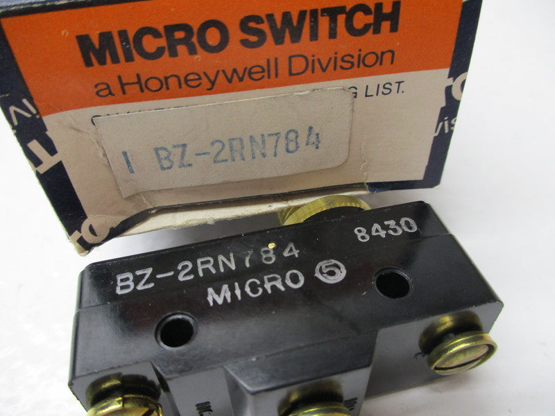 MICRO SWITCH BZ-2RN784 600VAC 2A NSMP