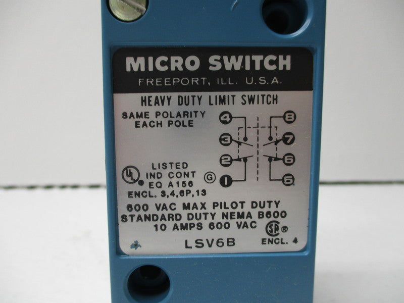 MICROSWITCH LSV6B  NSNP