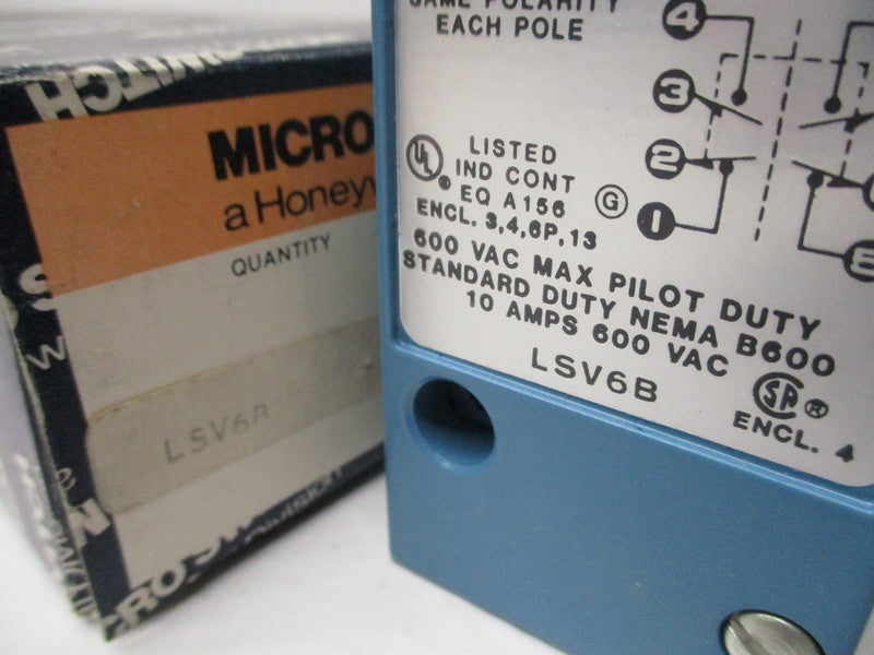 MICRO SWITCH LSV6B  NSMP