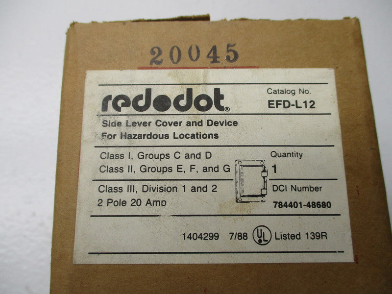 RED DOT EFD-L12  NSFS