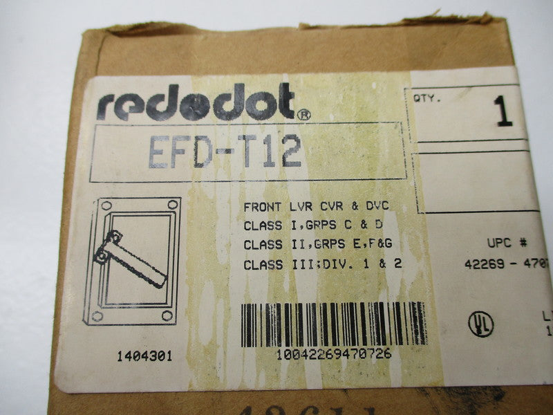 RED DOT EFD-T12 NSFS