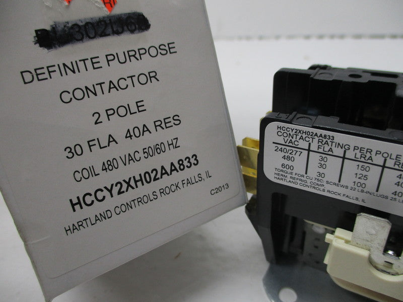 HARTLAND CONTROLS HCCY2XH02AA833 480VAC NSMP