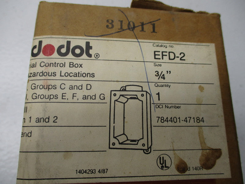 RED DOT EFD-2 NSFS