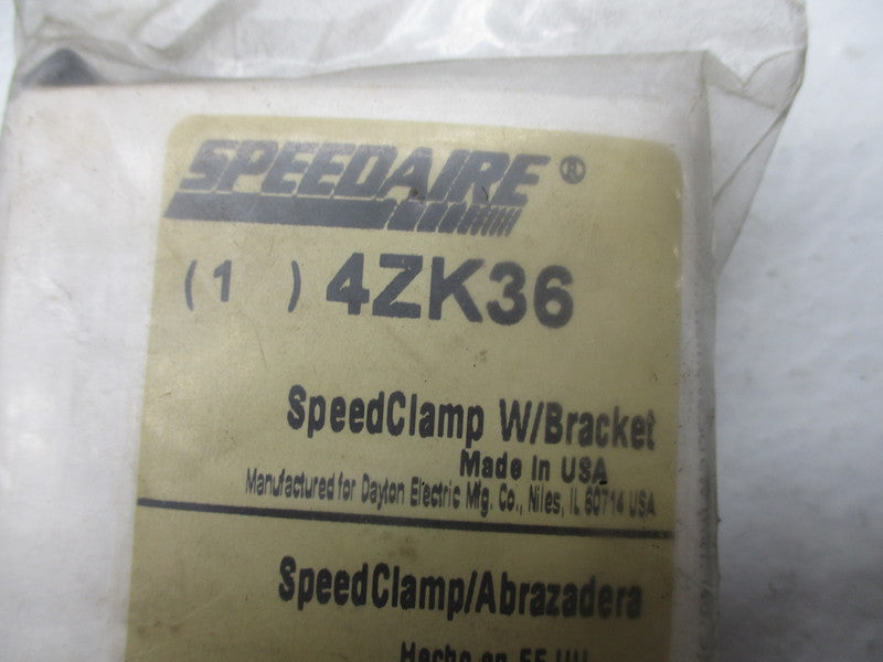 SPEEDAIRE 4ZK36 SPEEDCLAMP WITH BRACKET NSMP