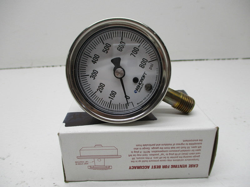 ASHCROFT 25-1009-AW-02L-800# NSMP