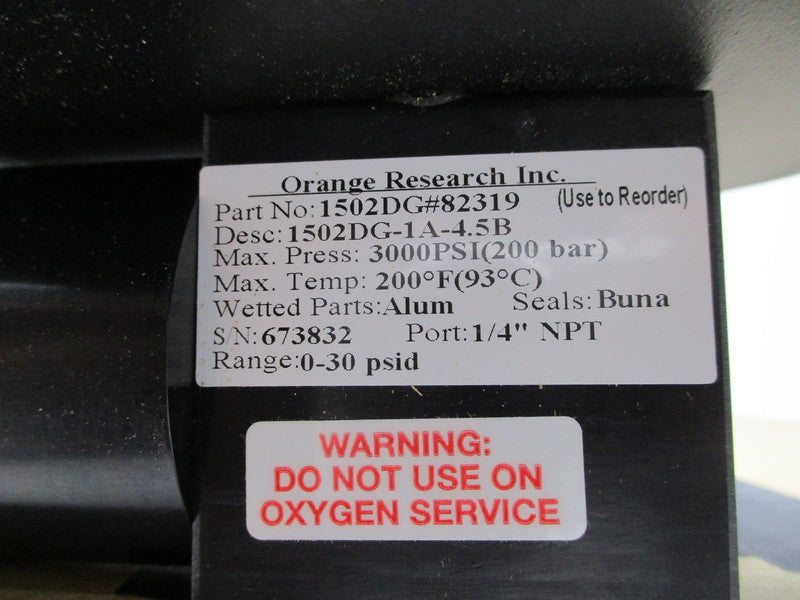 ORANGE RESEARCH 1502DG-1A-4.5B NSMP