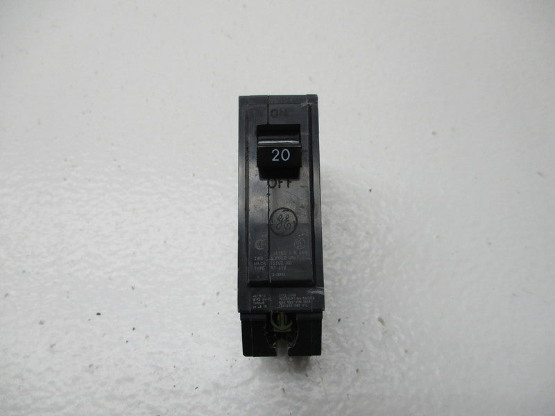GENERAL ELECTRIC THQB120 CIRCUIT BREAKER 20A NSNP