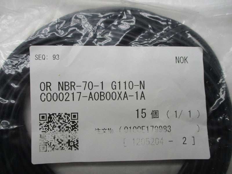 NOK 0RNBR-70-1G110-N (PKG OF 15) NSMP