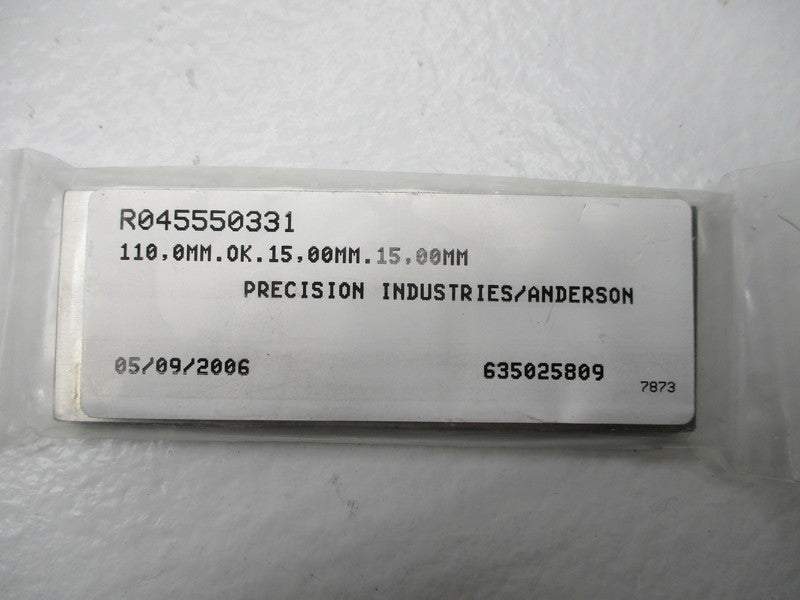 PRECISION INDUSTRIES R045550331 NSMP