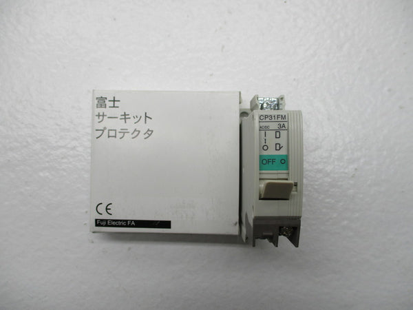 FUJI ELECTRIC CP31FM/3W CIRCUIT BREAKER 3A AC12V NSMP