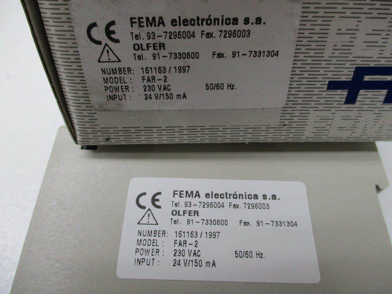 FEMA ELECTRONICA FAR-2 161163/1997 NSMP