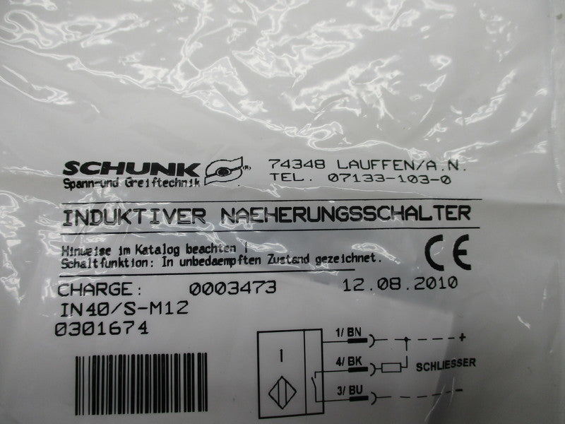 SCHUNK IN40/S-M12 NSMP