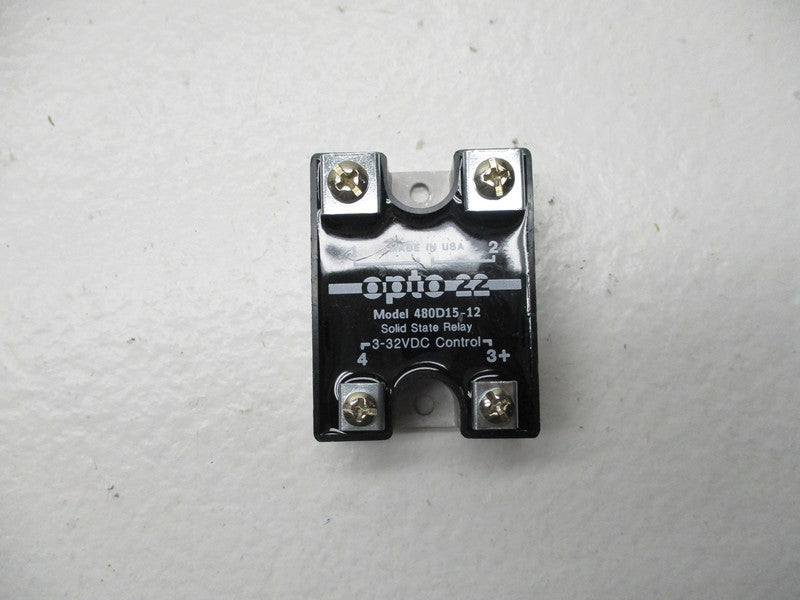 OPTO 22 480D15-12 SOLID STATE RELAY 3/32VDC NSNP