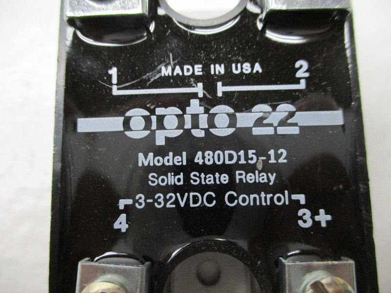 OPTO 22 480D15-12 SOLID STATE RELAY 3/32VDC NSNP