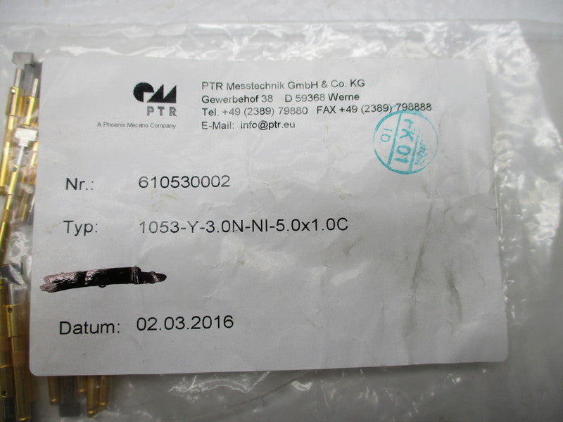 PTR 1053-Y-3.0N-NI-5.0X1.0C NSMP