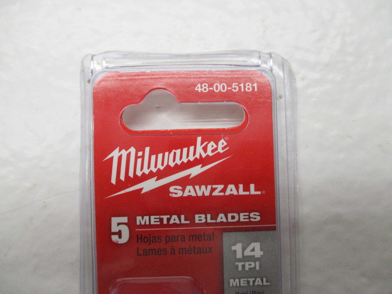 MILWAUKEE 48-00-5181 (PKG OF 5) NSMP