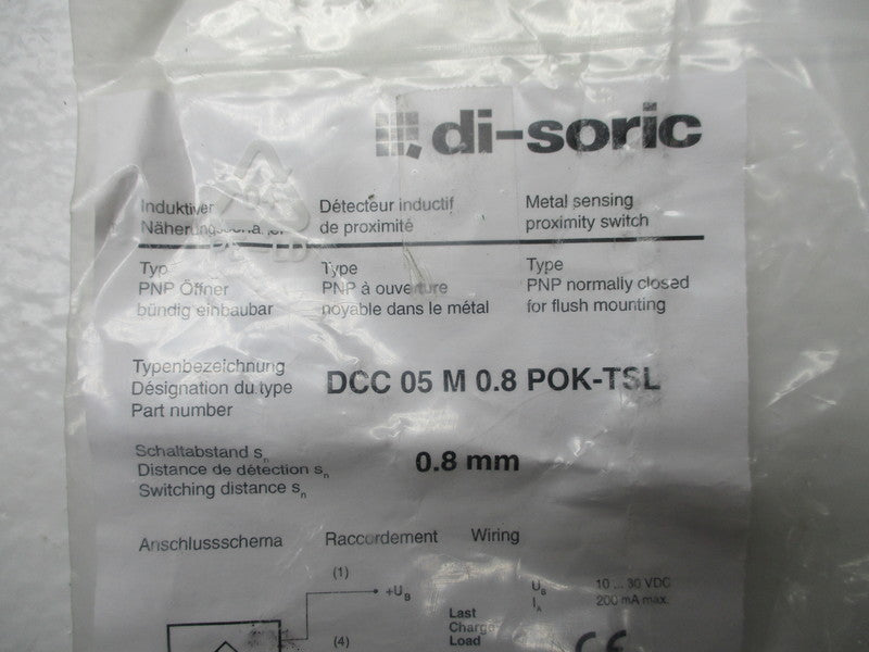 DI-SORIC DCC05M0.8POK-TSL NSMP