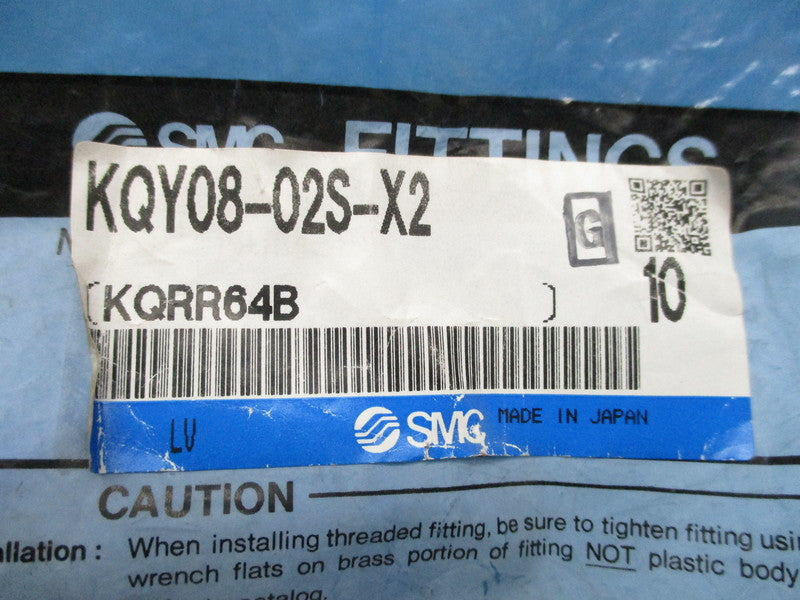 SMC KQY08-02S-X2 (PKG OF 10) NSMP