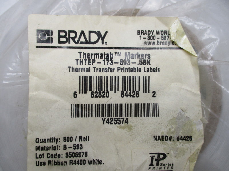 BRADY THTEP-173-593-.5BK NSMP