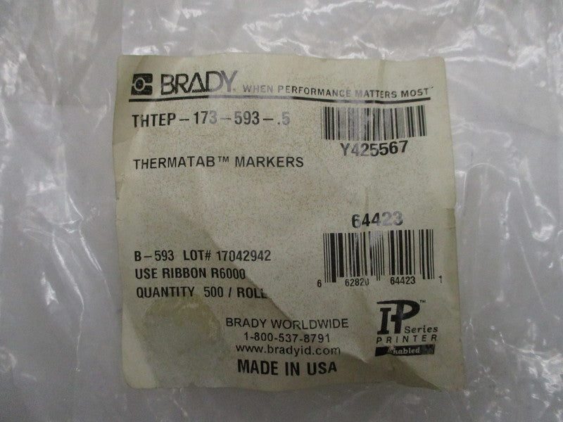 BRADY THTEP-173-593-.5 NSMP