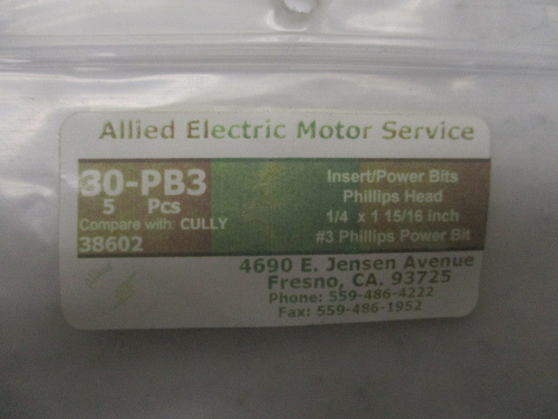 ALLIED ELECTRIC 30-PB3 (PKG OF 5) NSMP