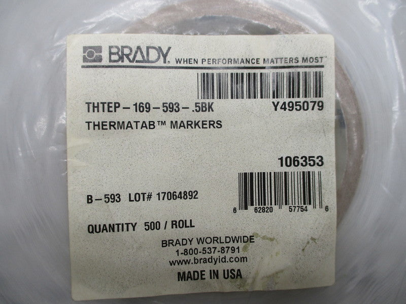 BRADY THTEP-169-593-.5BK NSMP