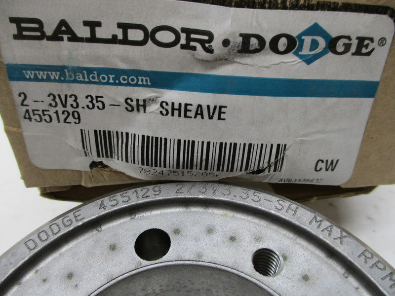 BALDOR DODGE 2-3V3.35-SH 455129 NSMP