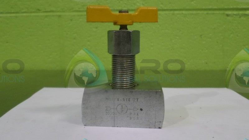 MARSH CO. N1514-27 NEEDLE VALVE UNMP