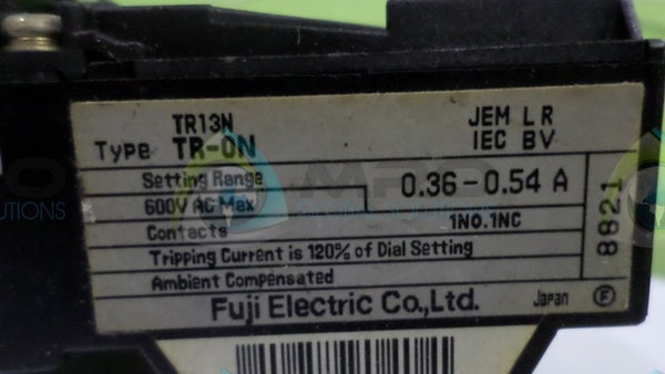 FUJI ELECTRIC TR-ON RELAY UNMP