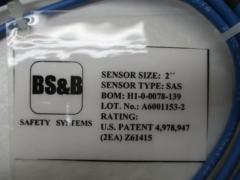 BS&B SAS H1-0-0078-139 A6001153-2   NSNP