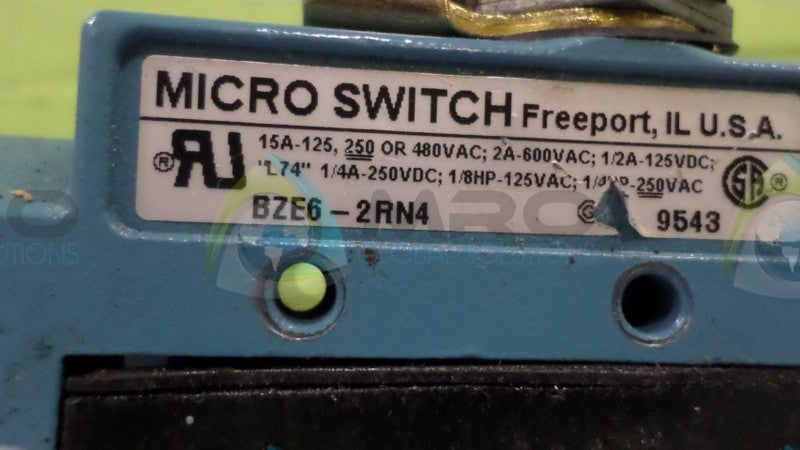 MICRO SWITCH BZE6-2RN4 UNMP