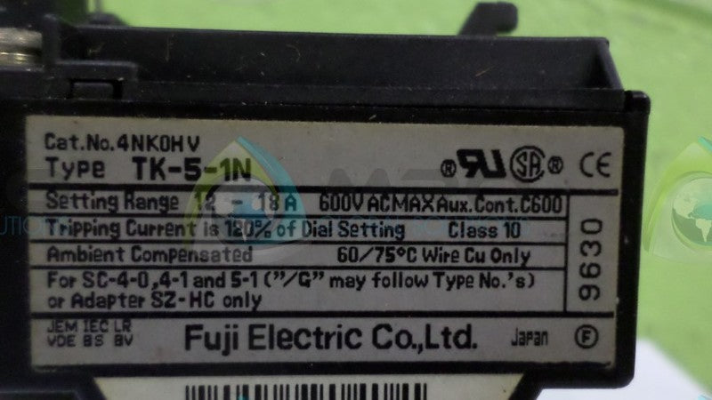 FUJI ELECTRIC TK-5-1N 12-18A UNMP