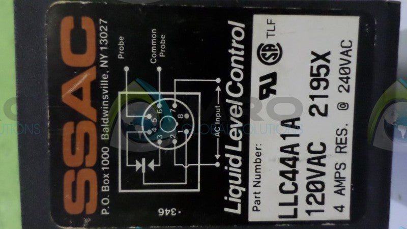 SSAC LLC44A1A LIQUID LEVEL CONTROLS UNMP