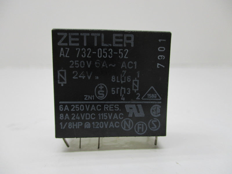 ZETTLER AZ732-053-52 MINI RELAY 24/250V  UNMP