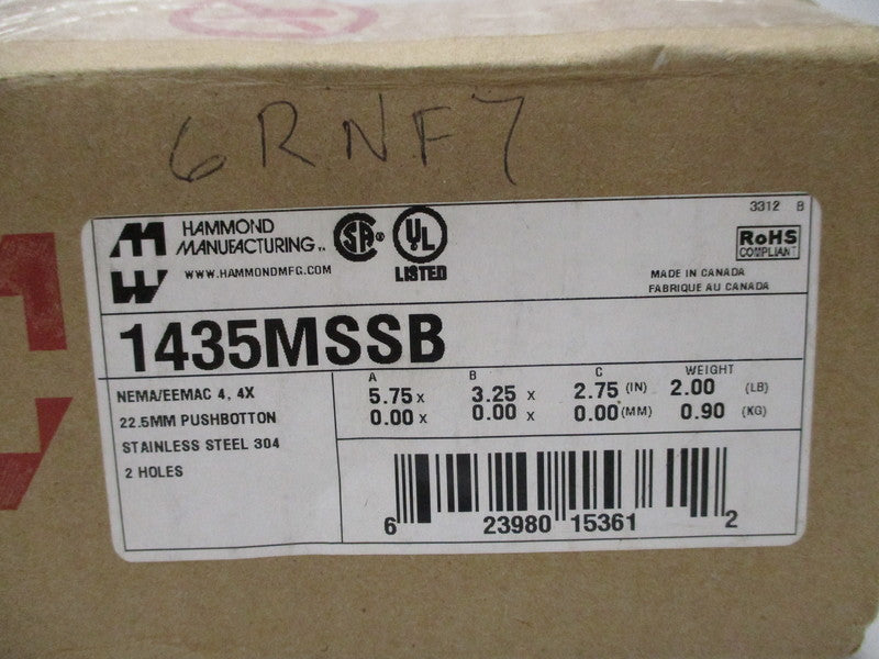 HAMMOND 1435MSSB  NSMP