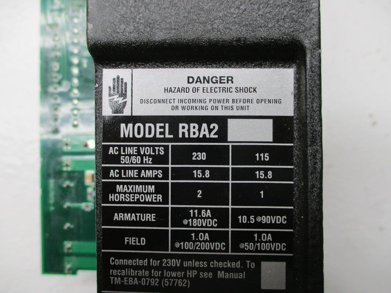 BOSTON GEAR RBA2 (AS PICTURED)  UNMP