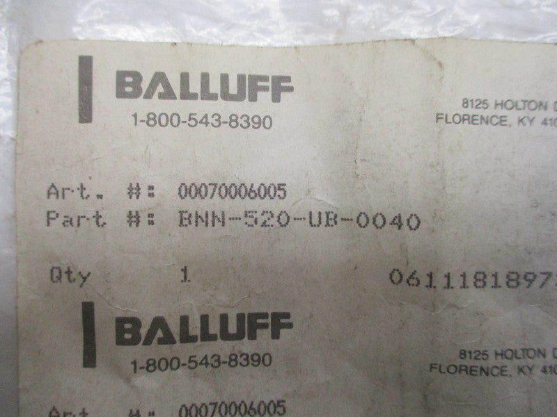 BALLUFF BNN-520-UB-0040 NSMP
