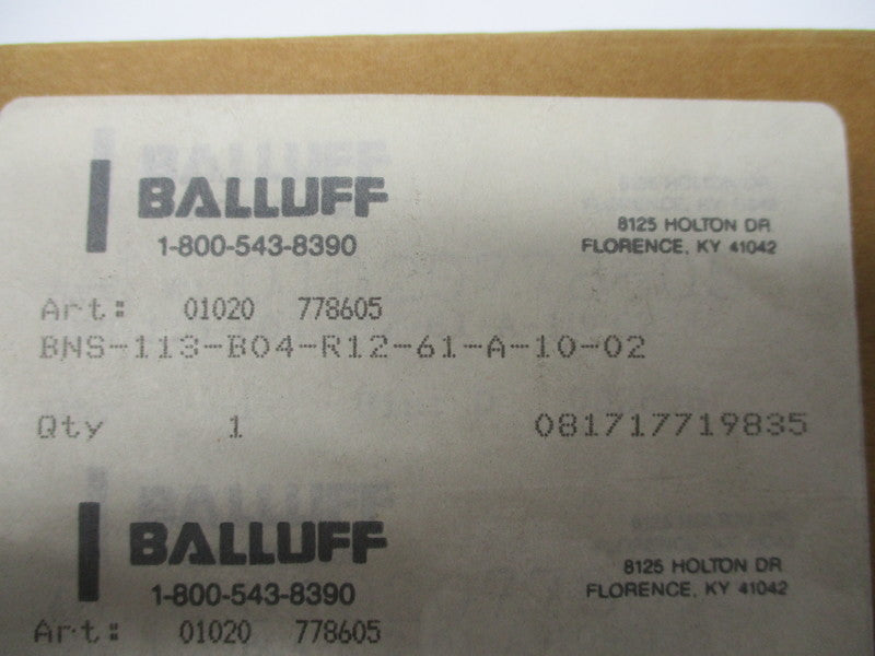 BALLUFF BNS-113-B04-R12-61-A-10-02 NSMP