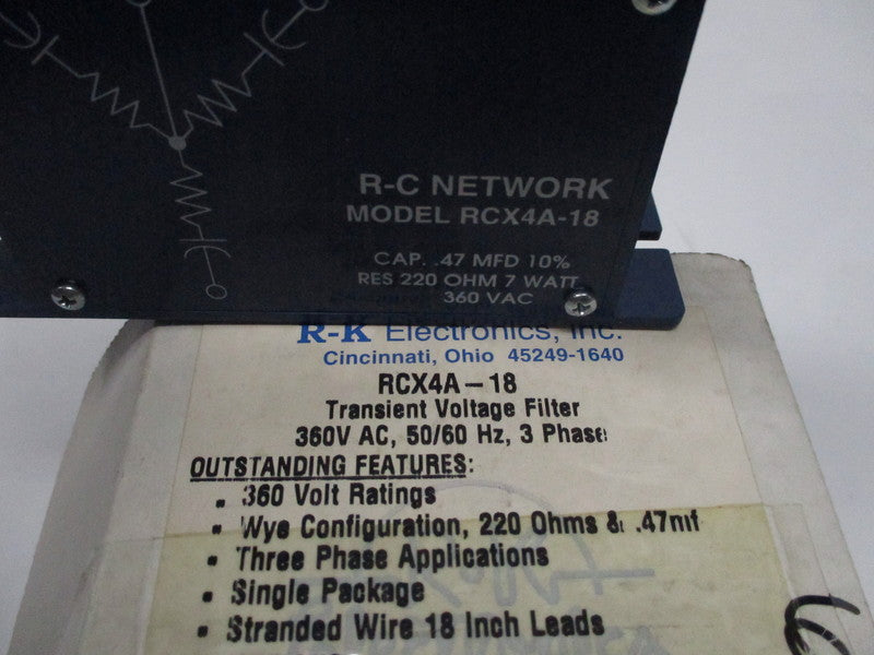 R-K ELECTRONICS RCX4A-18 NSMP