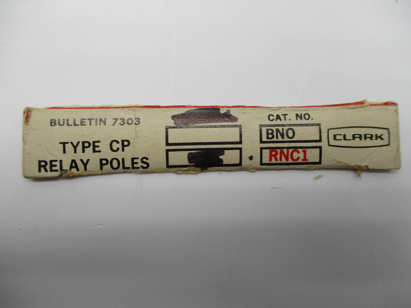 CLARK BNO-RNC1 CP RED RELAY POLES NSNP