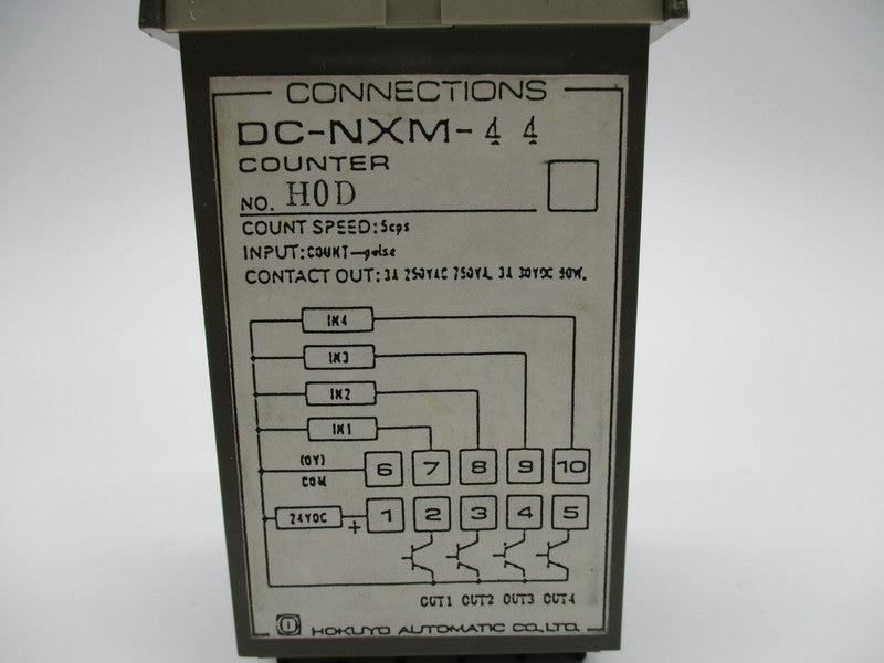 HOKUYO AUTOMATIC DC-NXM-44 NSNP