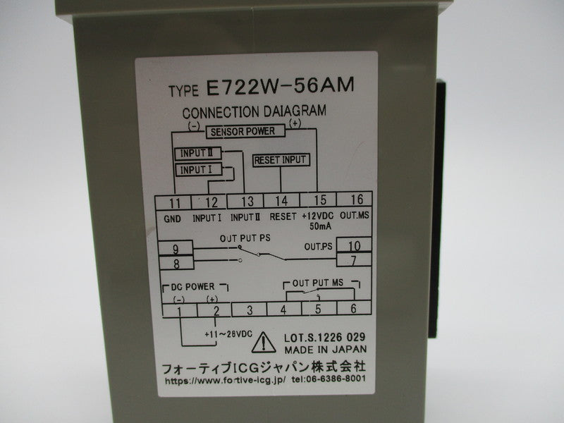 FORTIVE E722W-56AM NSNP