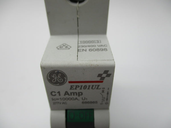 GENERAL ELECTRIC EP101UL-C1 686865 CIRCUIT BREAKER 1A 277VAC NSNP