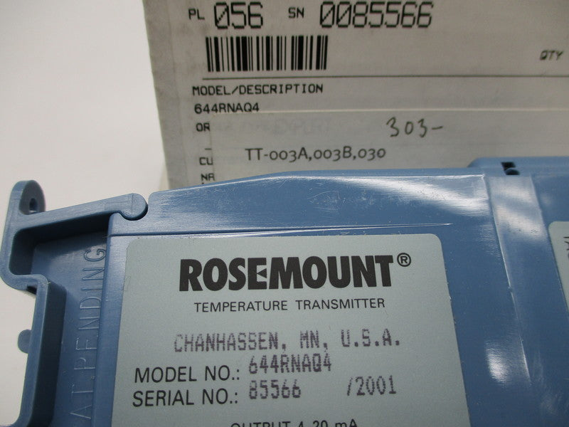 ROSEMOUNT 644RNAQ4 NSMP