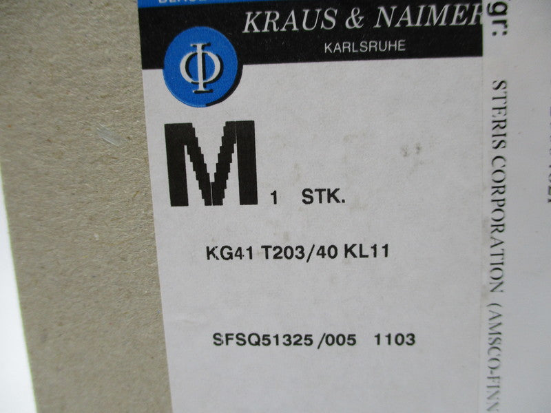 KRAUS & NAIMER KG41 T203/40KL11 NSMP
