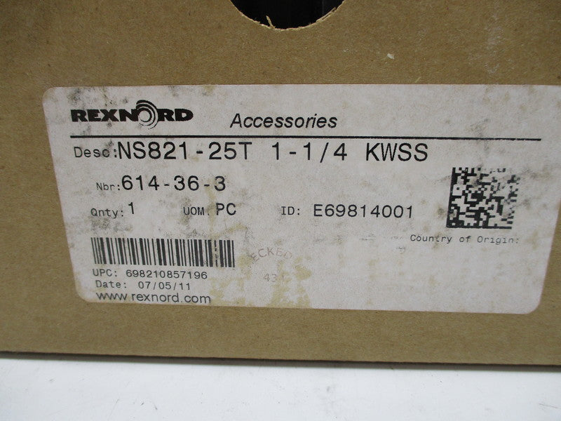 REXNORD NS821-25T-1-1/4-KWSS 614-36-3 NSMP