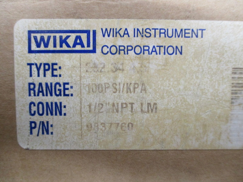 WIKA 9837760 NSMP