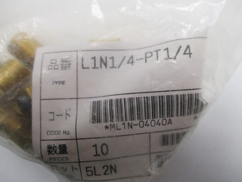 NITTA L1N1/4-PT1/4 (PKG OF 10) NSMP